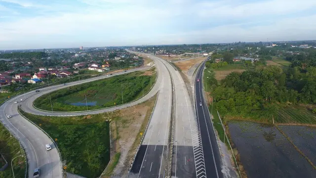 Jalan Tol Medan-Kualanamu-Tebing Tinggi Seksi I. (Dok Jasa Marga Kualanamu Tol)