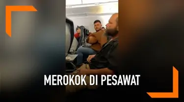 Seorang penumpang pria langsung diringkus polisi bandara ketika pesawat yang ditumpanginya mendarat di Minneapolis, Minnesota, AS. Ini lantaran aksinya yang nekat merokok di dalam pesawat.