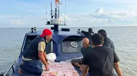 Sabu 30 Kg Asal Malaysia Disembunyikan di Lambung Sampan, Gagal Edar Usai Dicegat di Perairan Asahan