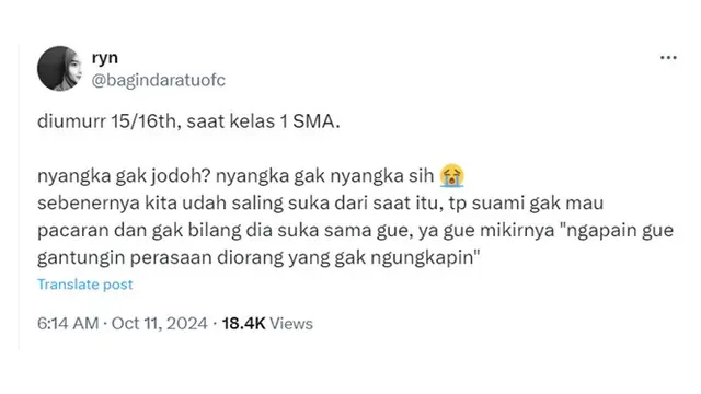 6 Cerita Netizen Jodohnya Teman SMA Ini Bikin Ikut Baper, Cinta Tak Terduga