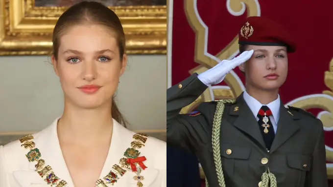 Gaya Maskulin Putri Leonor, Calon Ratu Spanyol yang Jadi Tentara Cantik Dalam Balutan Seragam Militer
