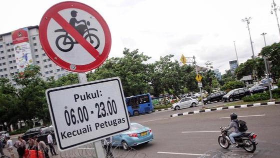 VIDEO: Motor Kembali Bebas Melintas di Jalan Thamrin
