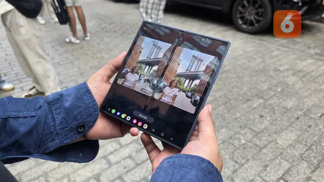 Fitur Generative Edit di Galaxy Z Fold7