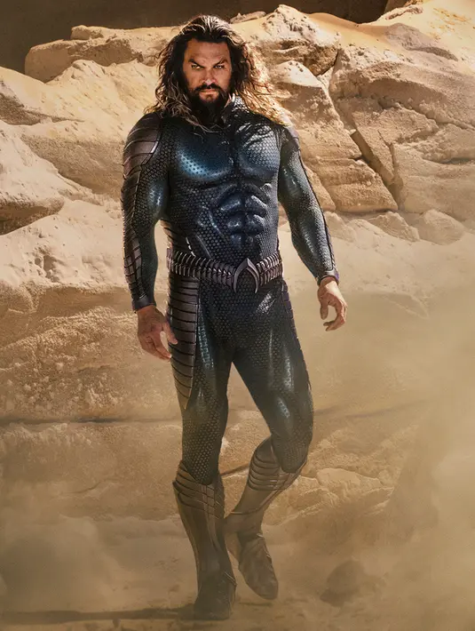 Arthur Curry alias Aquaman diceritakan telah menikah dengan Mera dan harus membagi waktunya untuk menjadi Raja Atlantis sekaligus menjadi seorang ayah. (Warner Bros. Pictures via AP)