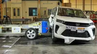 Daihatsu Xenia mendapat rating tiga bintang saat uji keselamatan ASEAN NCAP.