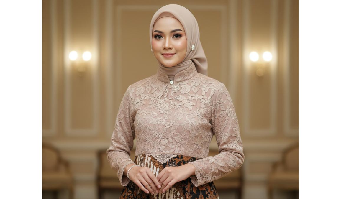 7 Model Gamis Batik Campur Brokat yang Cocok untuk Berbagai Acara 2025