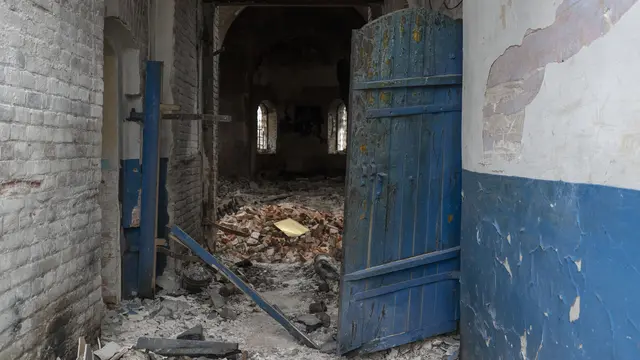Desa Ukraina menghadapi Paskah tanpa gereja