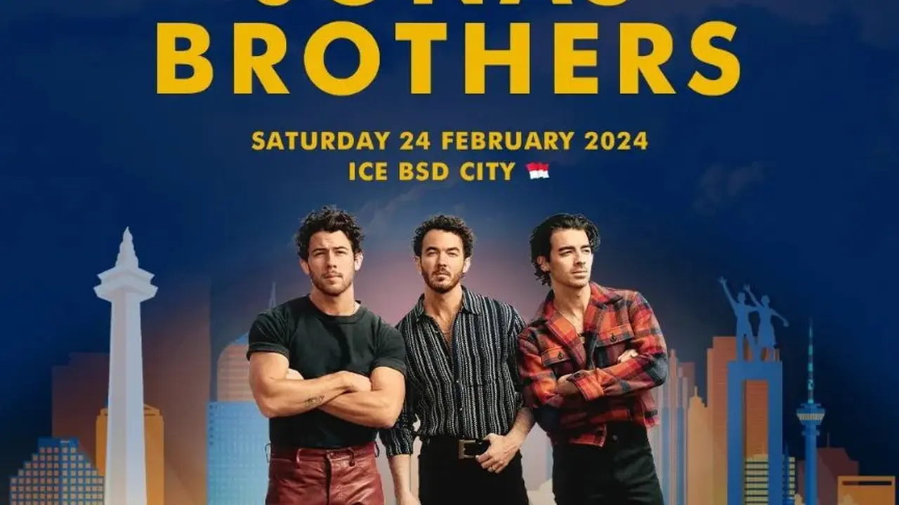 Jonas Brothers Konser Perdana di Jakarta 24 Maret 2024, Gandeng Putri Ariani Sebagai Opening Act