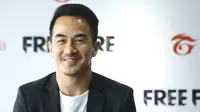 Joe Taslim_Turnamen Free Fire Indonesia Masters (FFIM) 2020 Spring. (Bambang E Ros/Fimela.com)