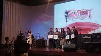 Bedah Musik Kebangsaan di Hall UB TV Universitas Brawijaya Malang (ist)