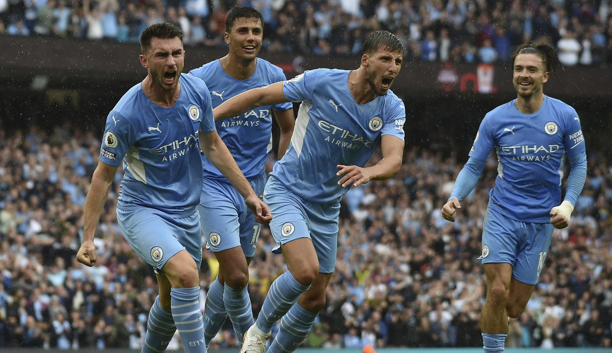 Manchester City selalu menang 5-0 dalam dua laga kandang terakhir di Liga Inggris. (Foto: AP/Rui Vieira)