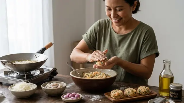 Resep Perkedel Bihun Udang