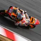 Rider Repsol Honda Alex Marquez pada tes MotoGP di Sirkuit Sepang. (AFP/Mohd Rasfan)