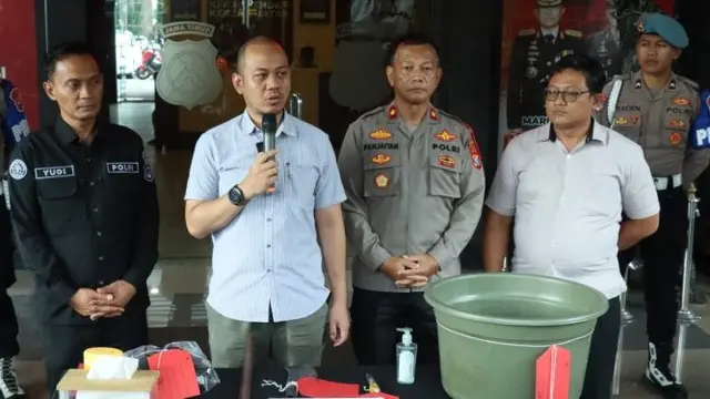Polresta Malang menetapkan JM (61) suami yang tega membunuh dan memutilasi istrinya sendiri, pada penghujung tahu 2023. (Istimewa)