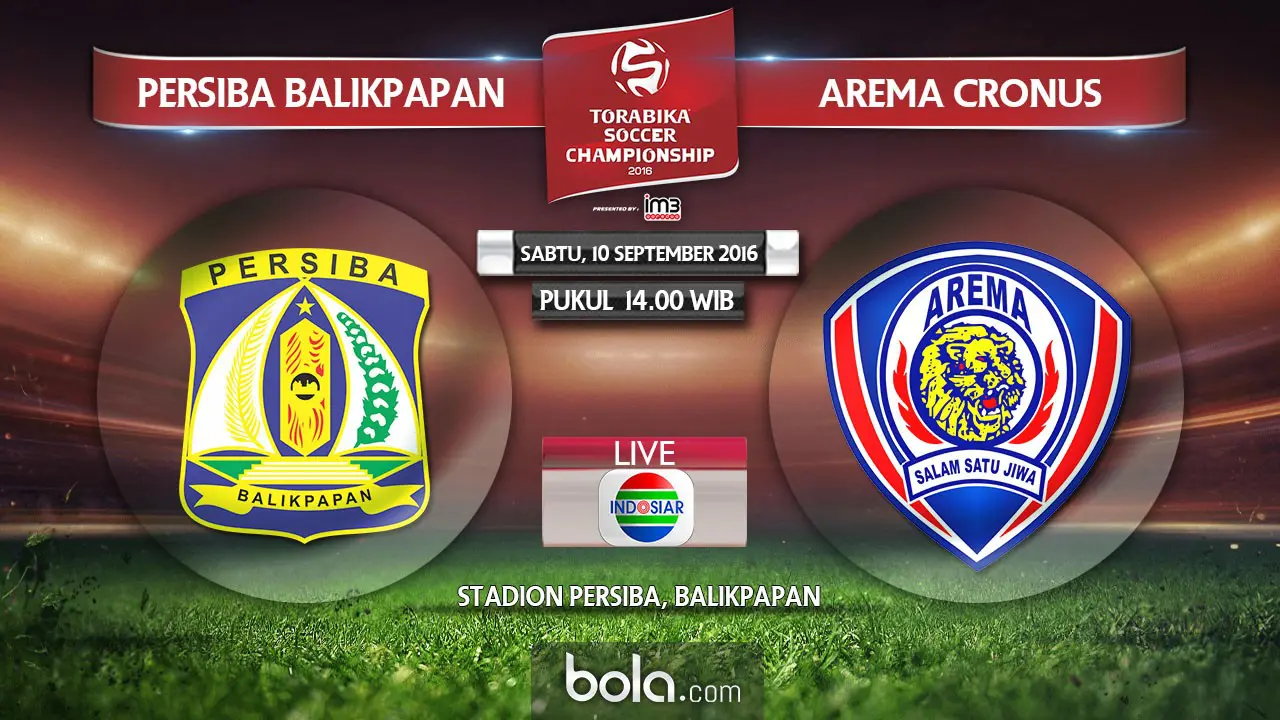 Persiba Balikpapan Vs Arema Cronus (Bola.com/Adreanus Titus)