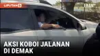 Aksi Koboi Jalanan di Demak, Tembak Ban Mobil di Kemacetan