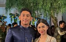 Potret Cantik Ariel Tatum Kenakan Kebaya Dipadukan Celana Panjang dengan Look Modern saat Temani Daffa Wardhana Kondangan