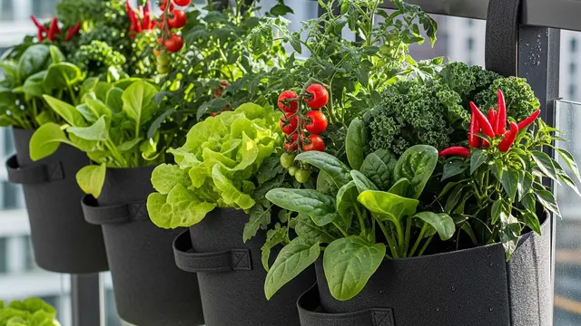Ide Model Kebun Sayur Mini dengan Planter Box Gantung