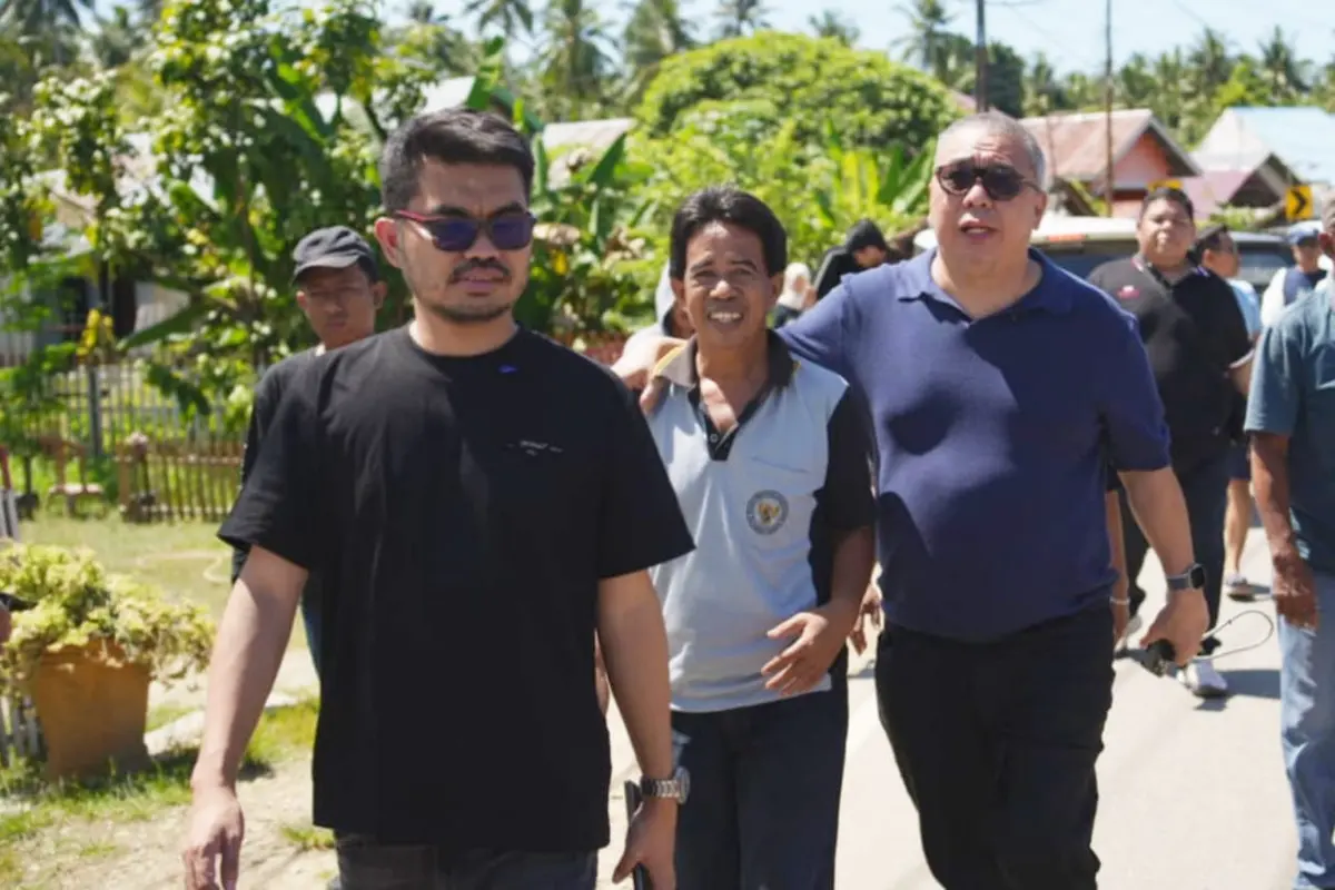 Presidium Relawan Banuata Jasrin Talib bersama bakal calon gubernur Sulteng Ahmad Ali. (Istimewa)