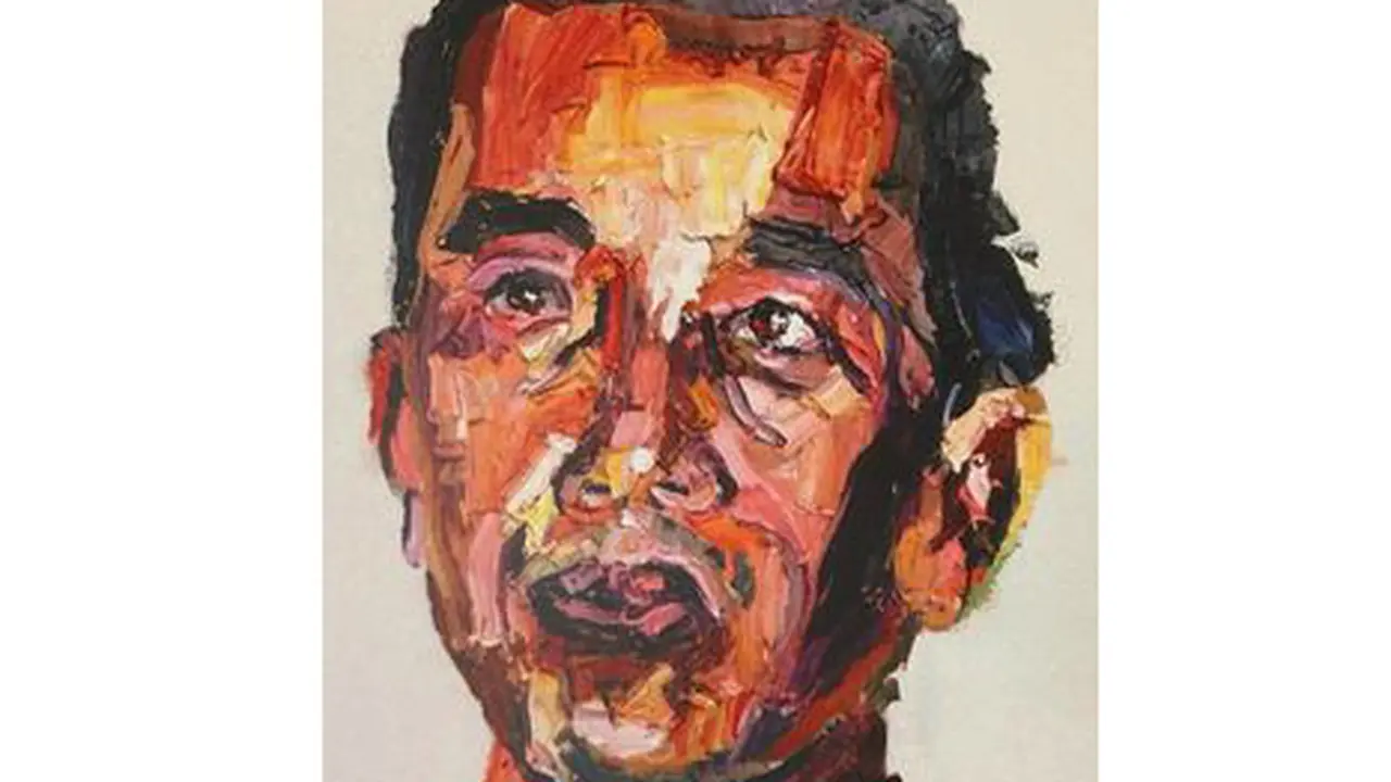 Terpidana Mati 'Bali Nine' asal Australia Lukis Wajah Jokowi