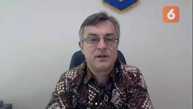 Duta Besar Ukraina untuk Indonesia Vasyl Hamianin dalam pernyataan pers secara virtual, Kamis (31/10/2024). (Tangkapan layar)