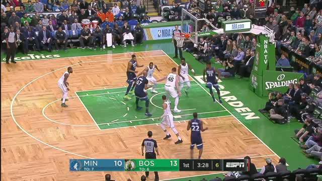 Berita video game recap NBA 2017-2018 antara Boston Celtics melawan Minnesota Timberwolves dengan skor 91-84.