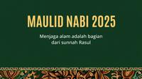 Spanduk Maulid Nabi 2025 (Foto: ChatGPT)