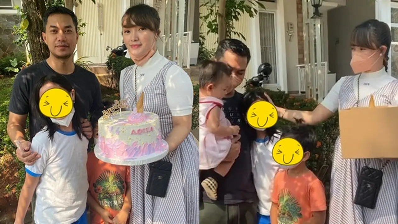 6 Momen Zaskia Gotik Beri Kejutan Ulang Tahun Anak Sambung, Bikin Netizen Salah Fokus