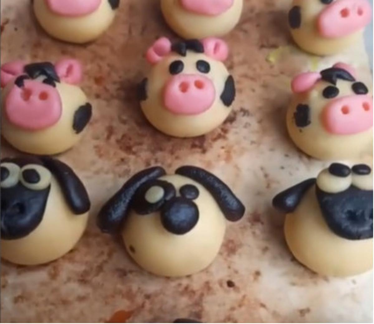 Kue Nastar dengan Bentuk Unik dan Lucu