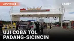 PT Hutama Karya (Persero) atau HK resmi melakukan uji coba fungsional ruas tol Padang-Pekanbaru seksi Padang-Sicincin, Minggu (15/12/2024). Antusiasme masyarakat saat menjajal ruas tol Padang-Sicincin cukup tinggi.