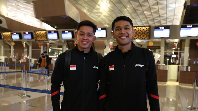 Kejuaraan Beregu Campuran Asia - Fajar Alfian/Muhammad Rian Ardianto - Indonesia