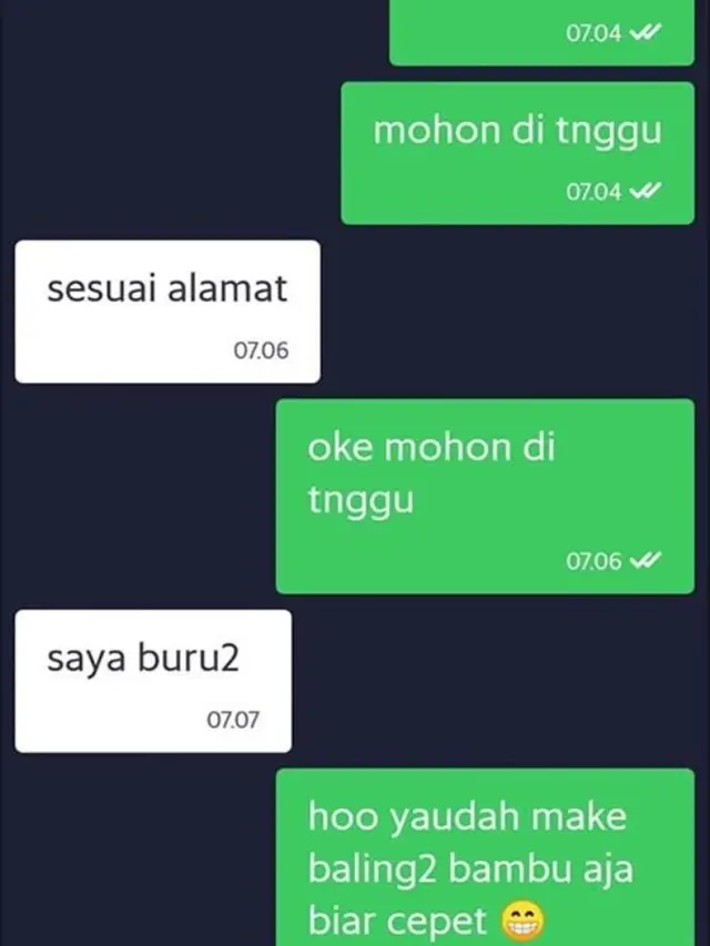 7 Chat Driver Ojek Online ke Penumpangnya Ini Bikin Urut Dada