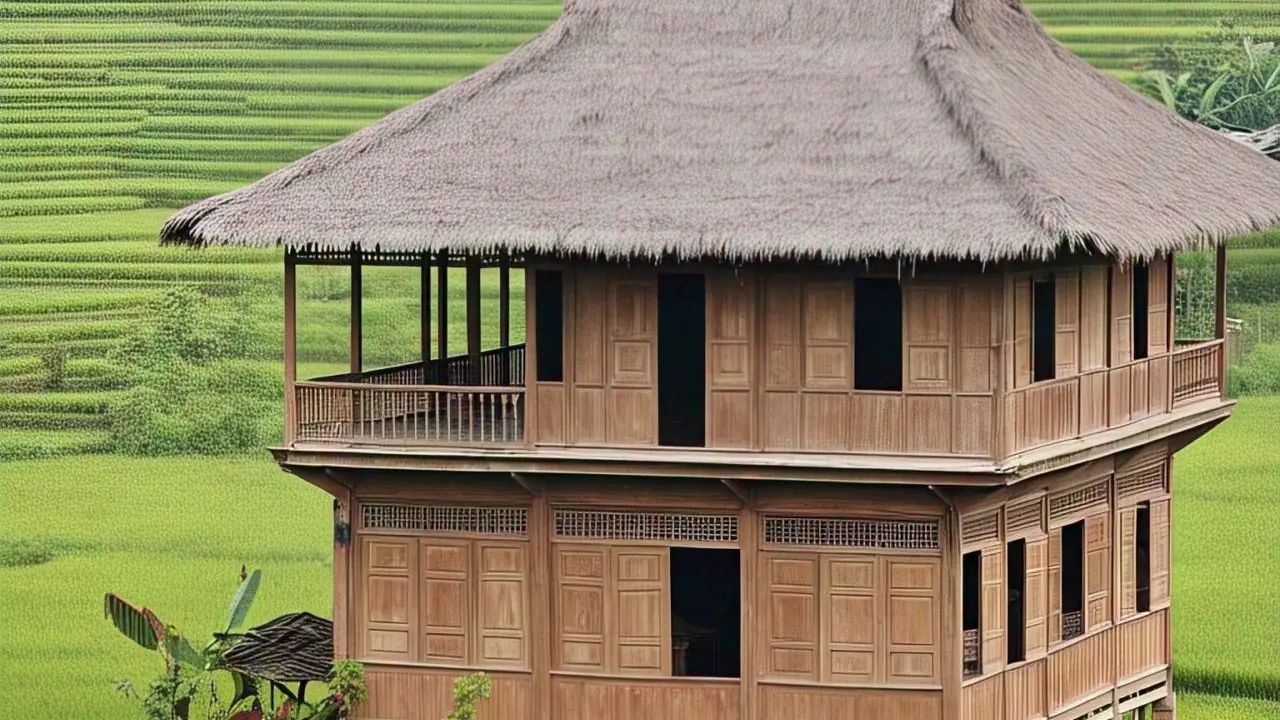 Rumah Kayu Klasik Bernuansa Jadul