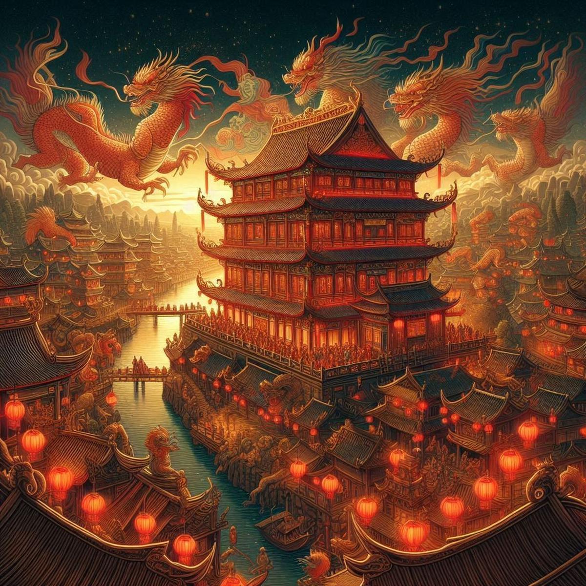 Ilustrasi Tahun Baru China