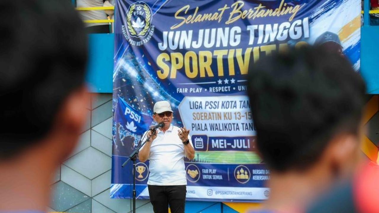 Semarak Kompetisi Liga PSSI Tangerang: 80 Tim Muda Bersaing, Wali Kota Sachrudin Soroti Pembinaan Karakter