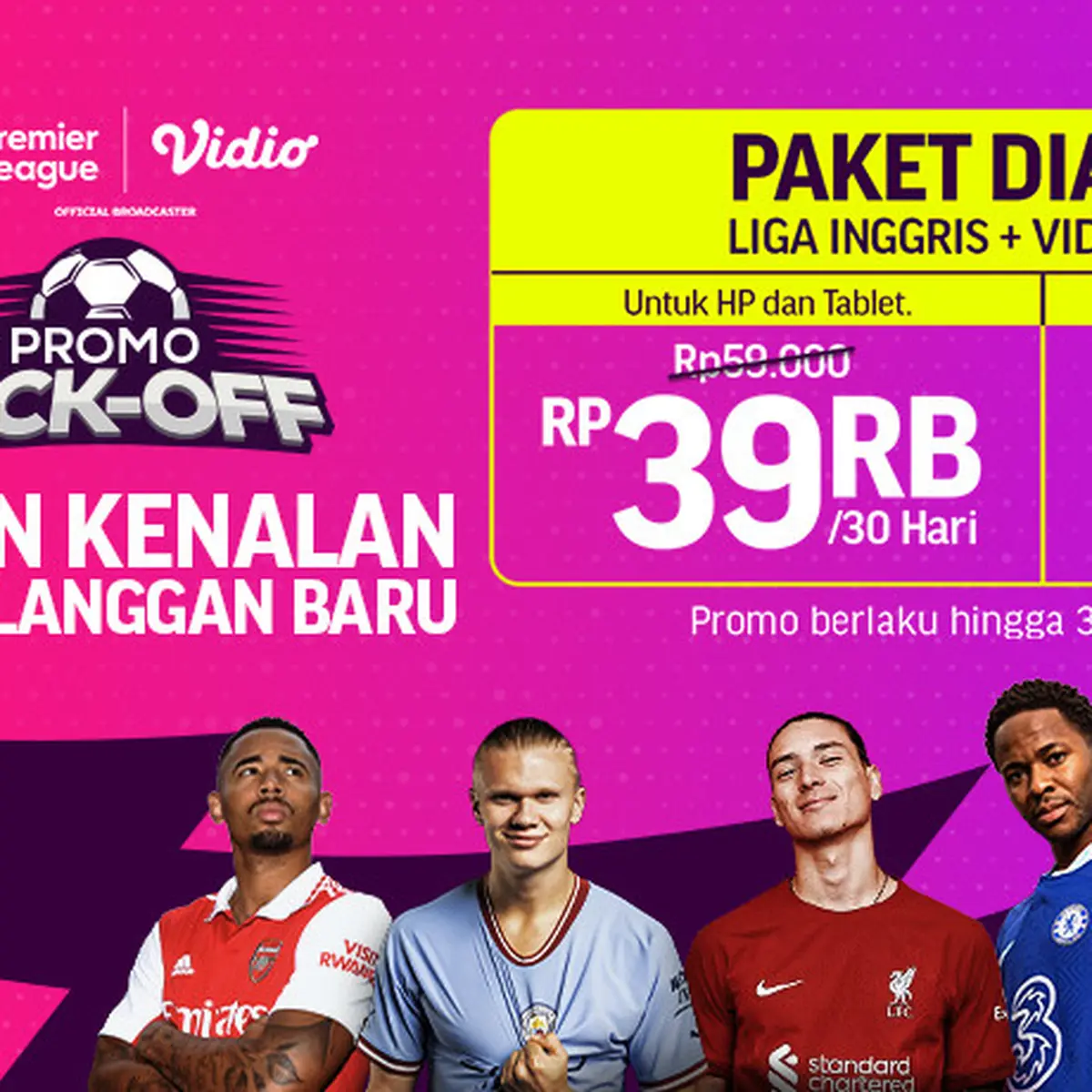 Berlangganan Diamond Vidio Bisa Nonton Live Streaming Liga Inggris