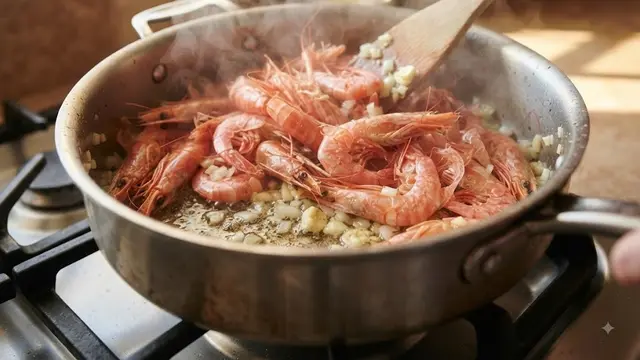 Cara membuat kaldu udang dari kulit dan kepala