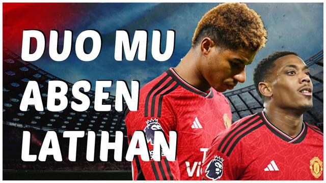 Berita video, dua pemain Manchester United absen latihan jelang laga melawan Bayern Munich pada Rabu (13/12/2023) di Liga Champions.