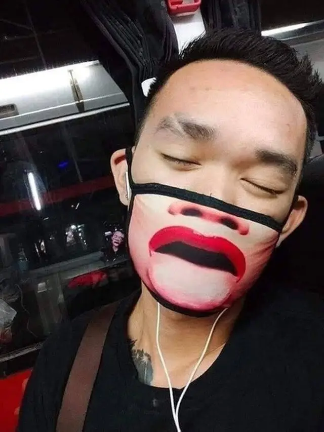masker lucu