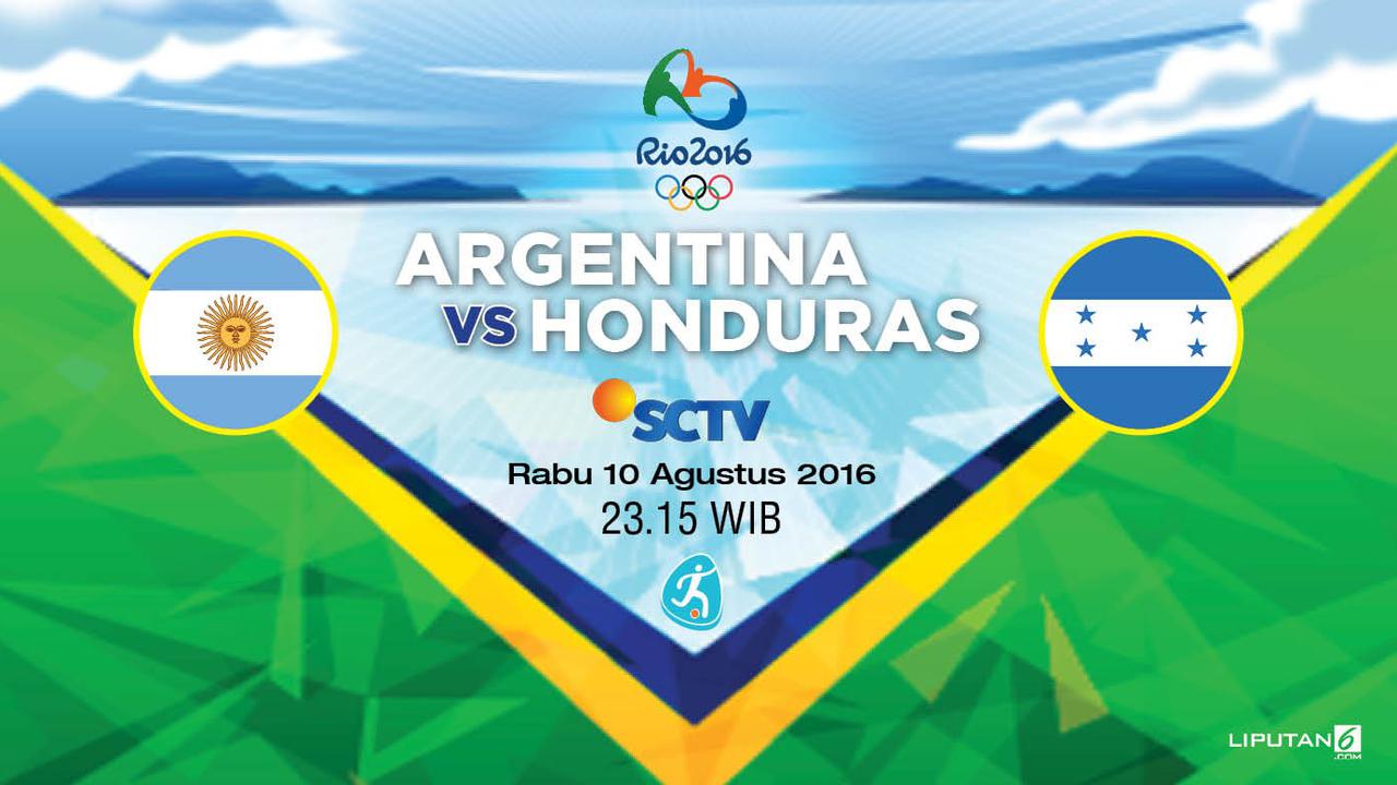 Olimpiade Rio 2016 Argentina vs Honduras
