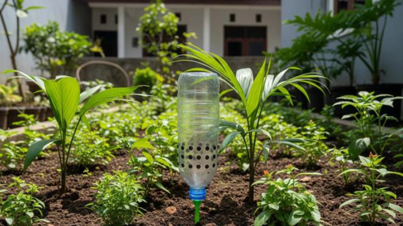 8 Konsep Kebun Ramah Lingkungan dengan Sistem Pengairan Otomatis Menggunakan Botol Bekas