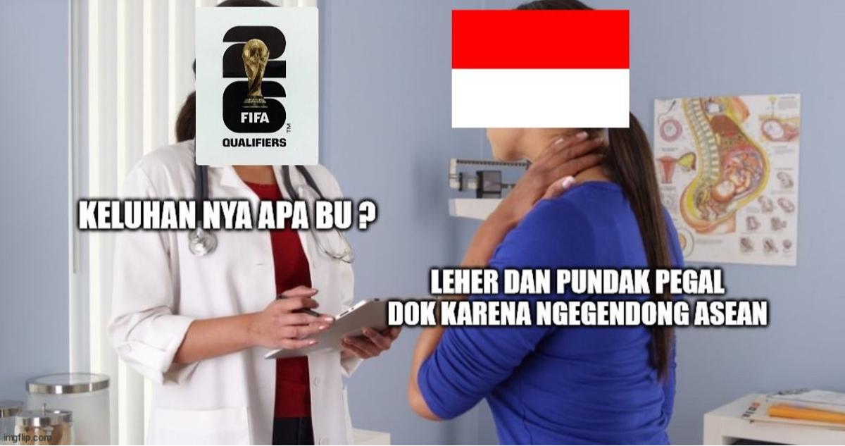 Meme terkait timnas u-17 di ajang Piala Asia U-17 2025