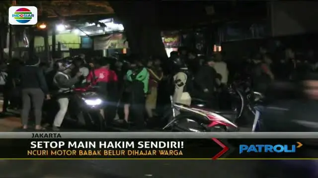 Pencuri Motor di Duren Sawit Hampir Tewas Dihajar Massa