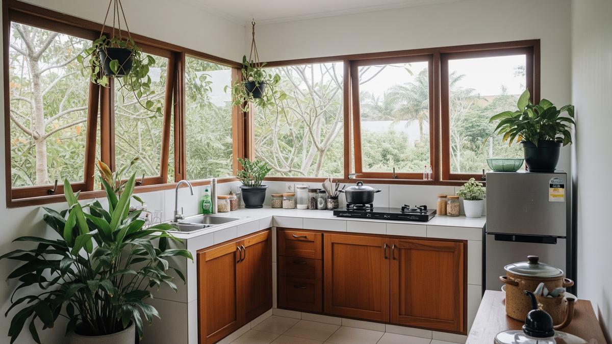 7 Inspirasi Dapur Kecil untuk Memasak Lama Tanpa Terasa Panas dan Sesak