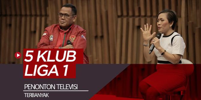 VIDEO: 5 Klub Liga 1 yang Memiliki Penonton Televisi Terbanyak