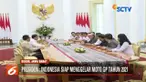 Presiden Jokowi pastikan Moto GP 2021 diselenggarakan di Mandalika, Nusa Tenggara Barat (NTB).