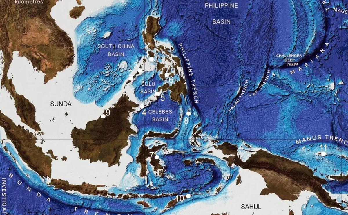 peta indonesia filipina