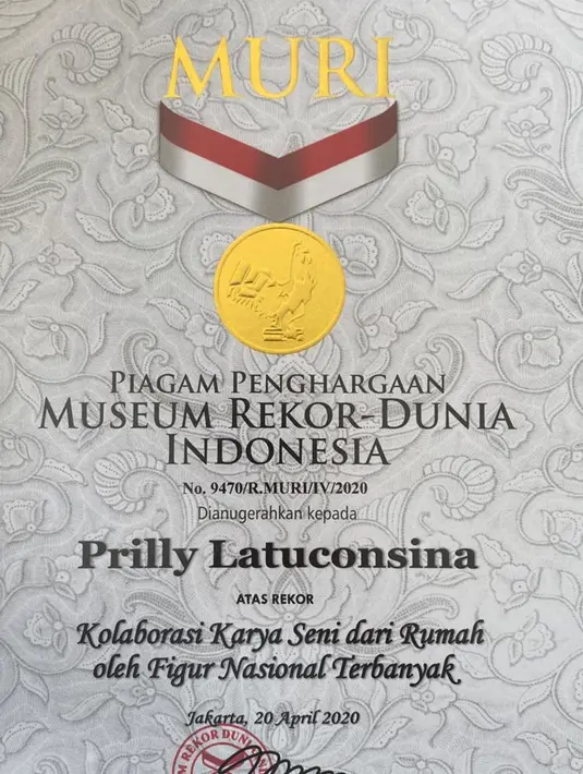 Prilly Latuconsina (Instagram/prillylatuconsina96)