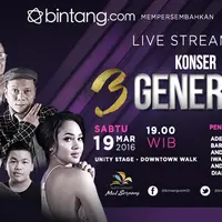 Konser 3 Generasi live streaming