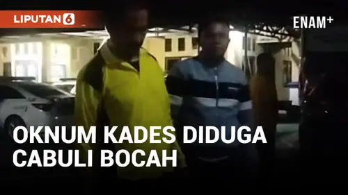VIDEO: Diduga Cabuli Bocah, Oknum Kades di Muna Ditangkap Polisi